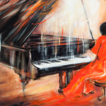La fille au piano